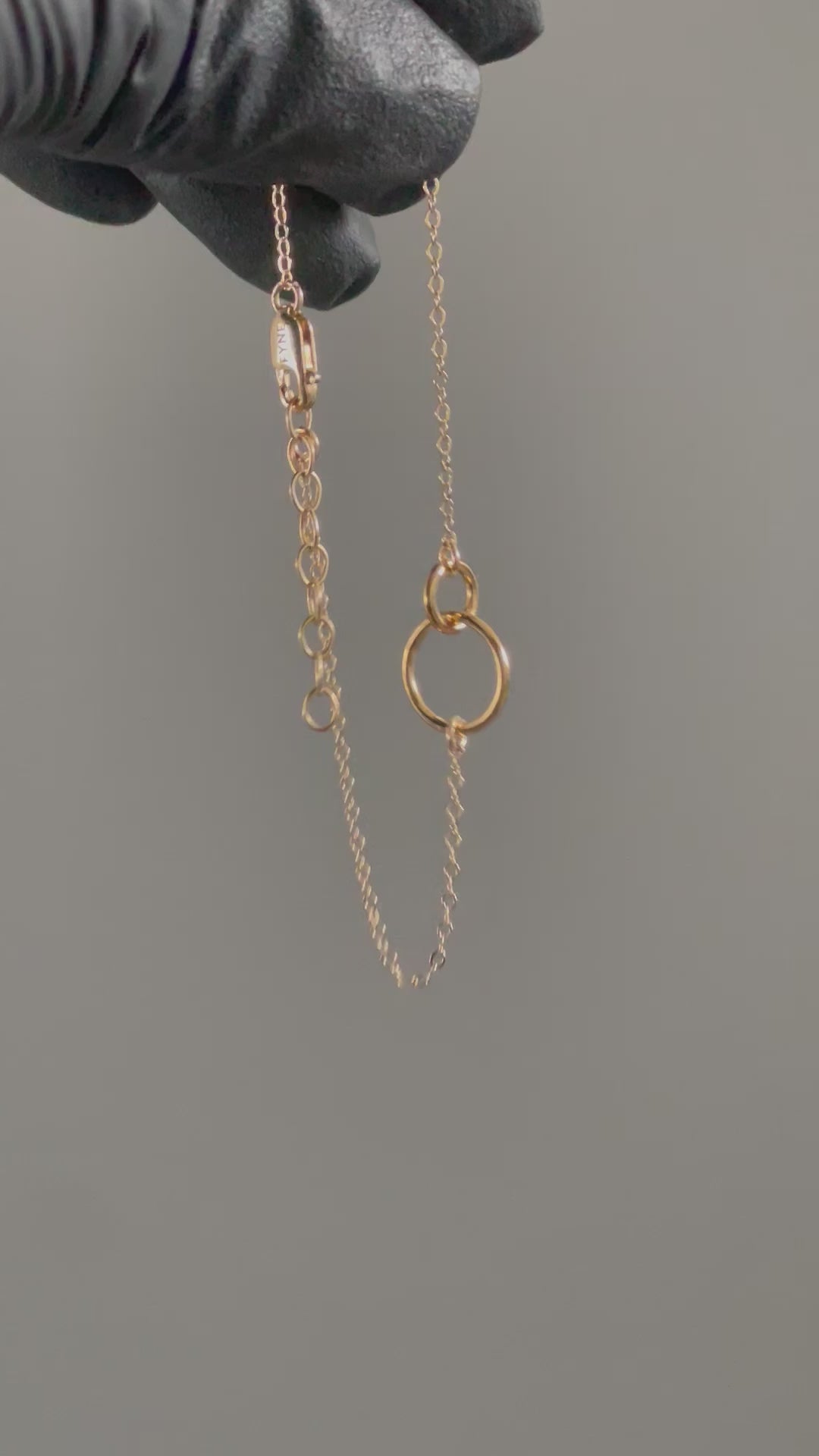 ORB GOLD PENDANT BRACELET